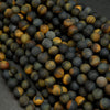 Bluish Brown Tiger's Eye · Matte · Round · 4mm, 6mm, 8mm, 10mm, Bead, Tejas Beads