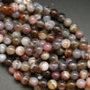 Botswana Agate · Smooth · Round · 6mm, 8mm, 10mm, Bead, Tejas Beads