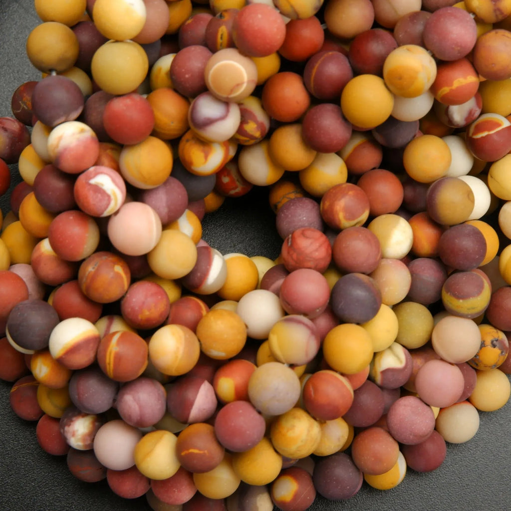 Mookaite · Matte · Round · 4mm, 6mm, 8mm, 10mm, Bead, Tejas Beads