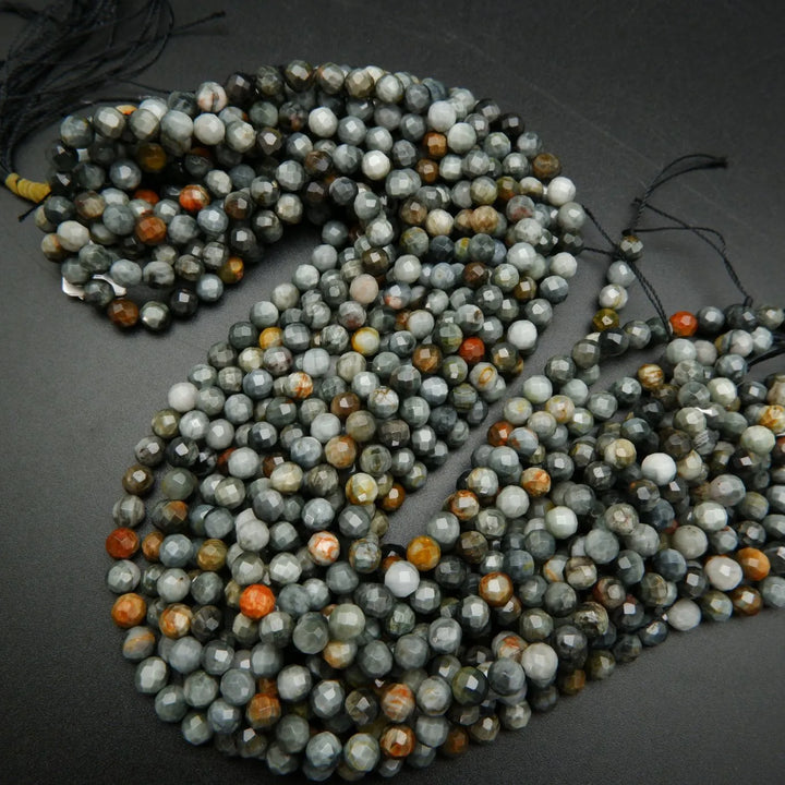 Eagle Eye · Faceted · Round · 8mm, 10mm, Bead, Tejas Beads