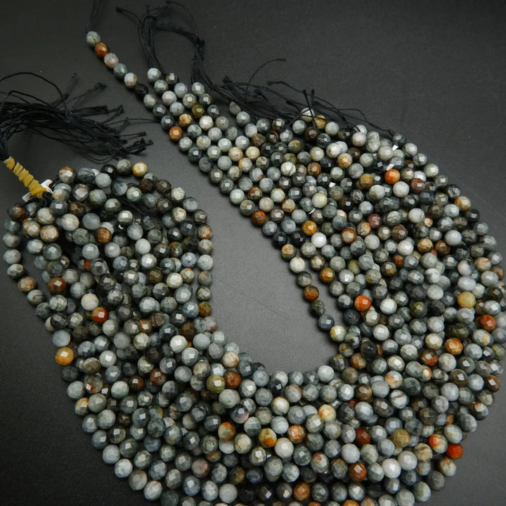 Eagle Eye · Faceted · Round · 8mm, 10mm, Bead, Tejas Beads