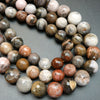 Petrified Wood · Faceted · Round · 10mm, 12mm, Bead, Tejas Beads