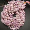 Pink Heishi Kunzite Beads.