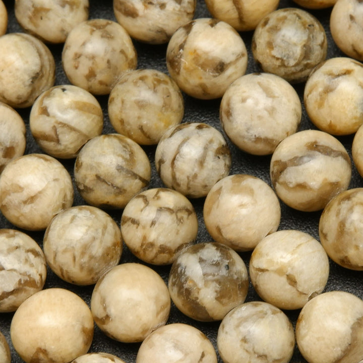 Graphic Feldspar · Smooth · 6mm, 8mm, 10mm, Bead, Tejas Beads