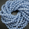 Light Blue Angelite Beads for Jewelry Making