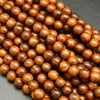 Wood · Smooth · Round · 10mm, Bead, Tejas Beads
