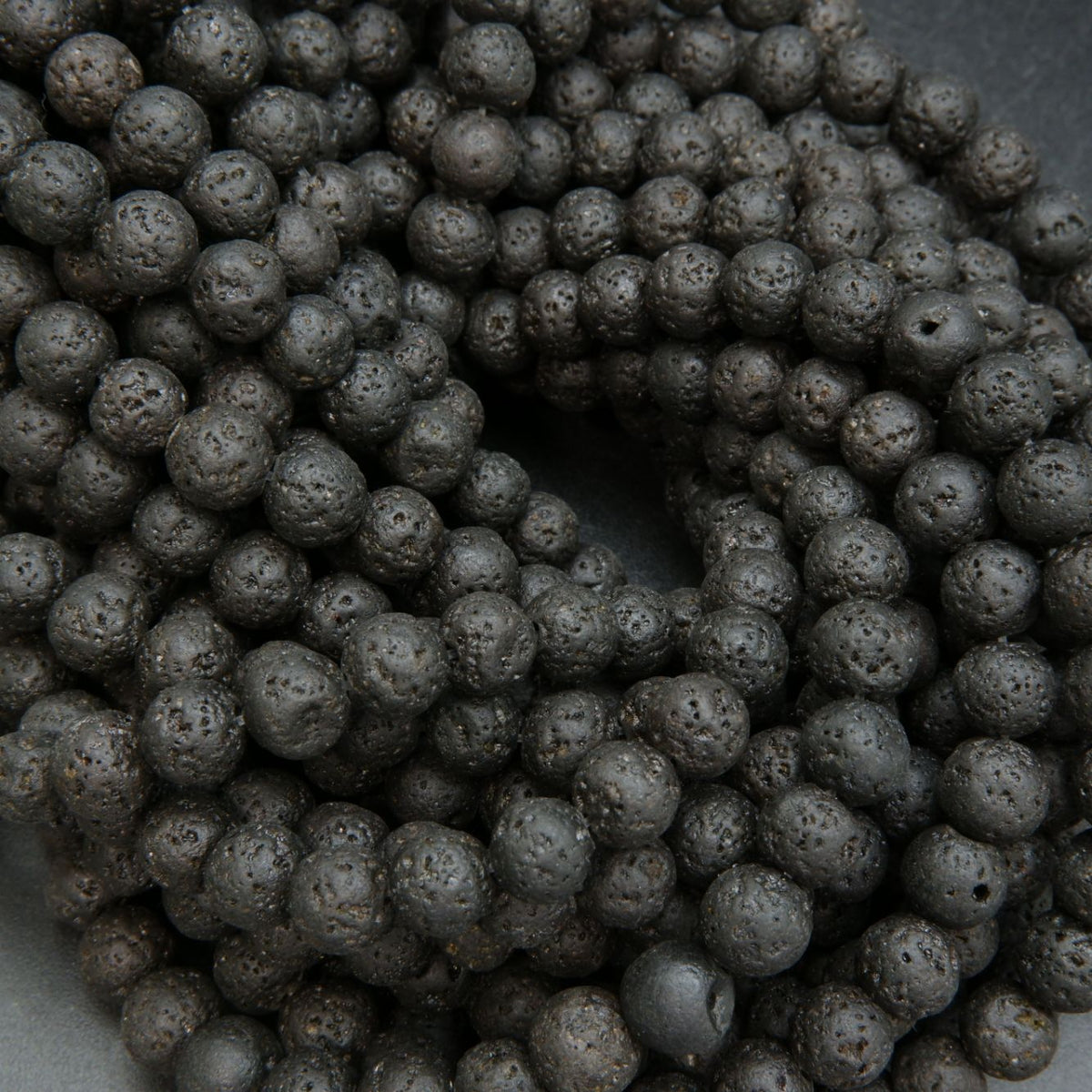 BRCbeads Gorgeous Natural Black Lava Stone Gemstone Round Loose BRCbeads Gorgeous Natural Black Lava Stone Gemstone Round Loose
