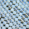 Synthetic transparent opalite beads.