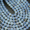 Synthetic transparent opalite beads.