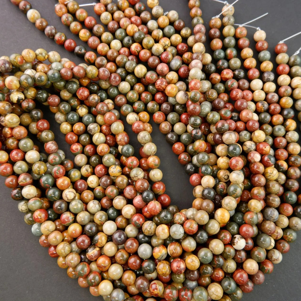 Red Creek Jasper Beads.