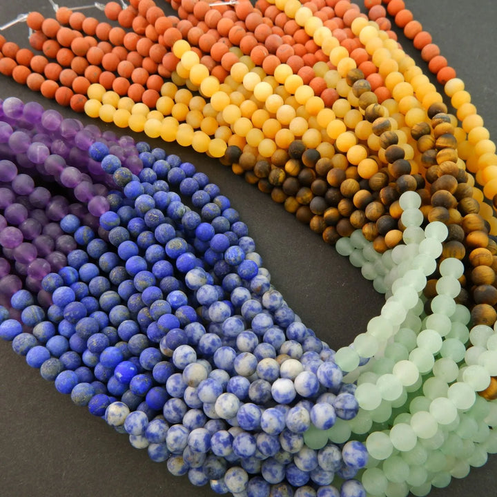 Matte Seven Chakra Beads.
