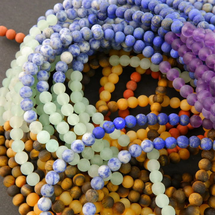 Matte Seven Chakra Beads.