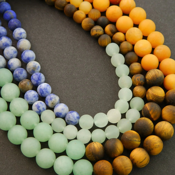 Matte Seven Chakra Beads.