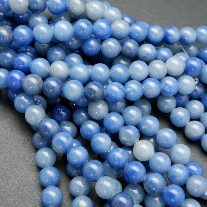 Blue aventurine beads.