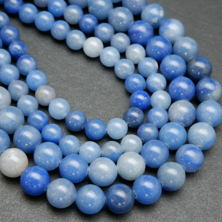 Blue aventurine beads.