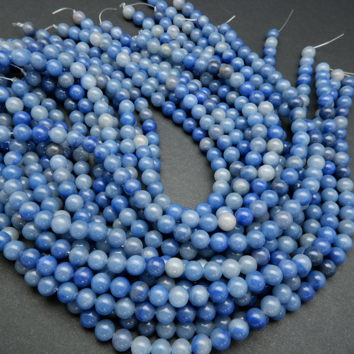 Blue aventurine beads.