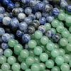 Seven Chakra Stone · Smooth · Round · 4.5mm, 6.5mm, 8.5mm, Bead, Tejas Beads