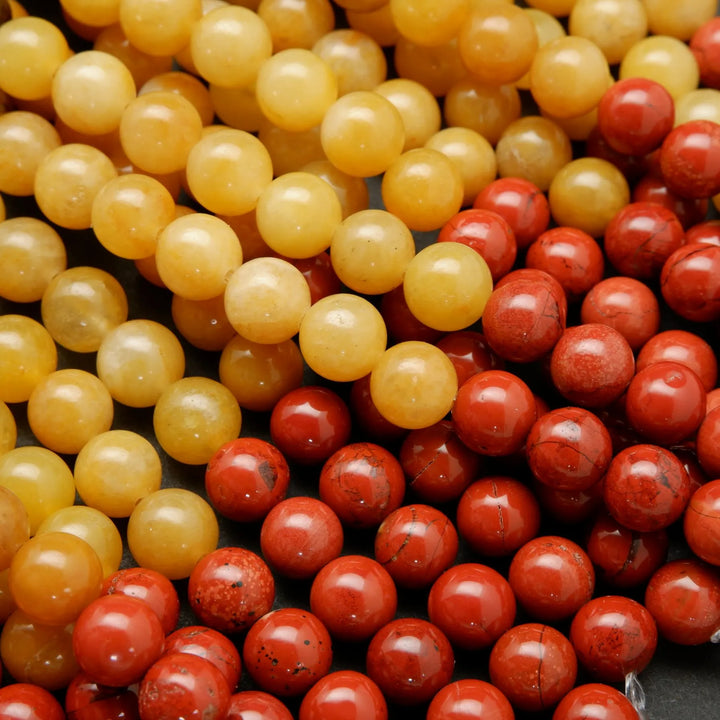 Seven Chakra Stone · Smooth · Round · 4.5mm, 6.5mm, 8.5mm, Bead, Tejas Beads