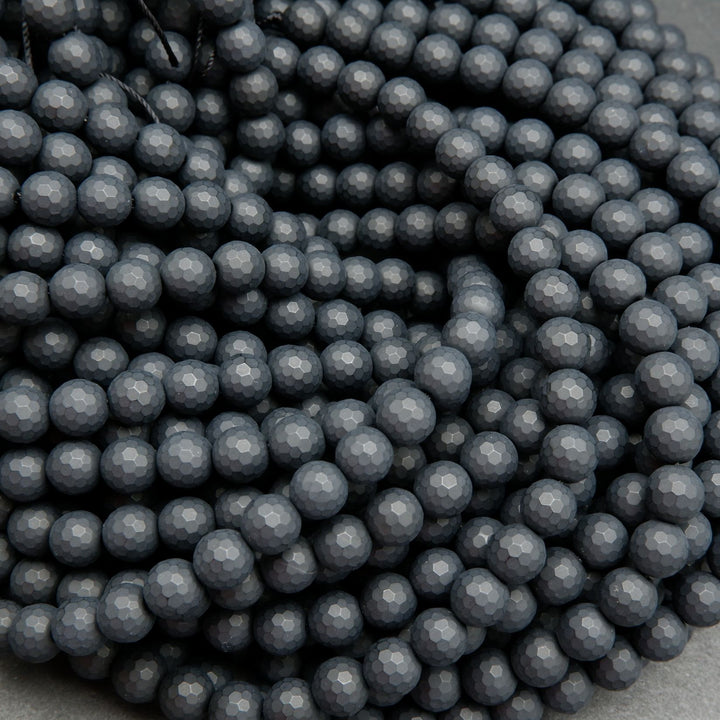 Black Onyx · Matte Faceted · Round · 6mm, 8mm, 10mm, Bead, Tejas Beads