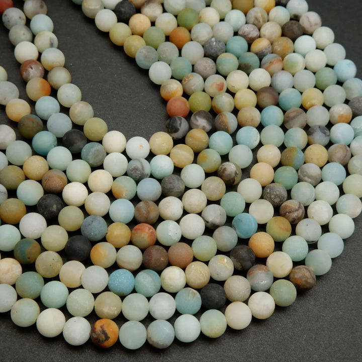 Brazilian Amazonite · Matte · Round · 4mm, 6mm, 8mm, 10mm, Bead, Tejas Beads