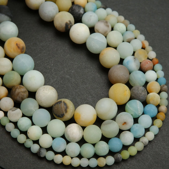 Brazilian Amazonite · Matte · Round · 4mm, 6mm, 8mm, 10mm, Bead, Tejas Beads