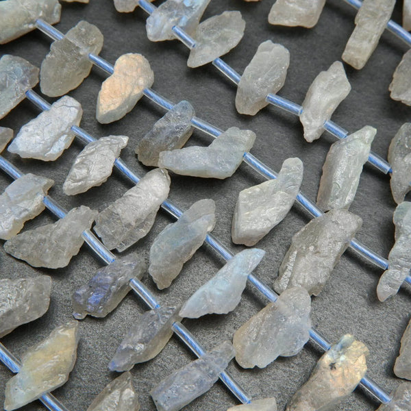 Labradorite chip beads.