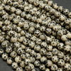 Dalmatian Jasper · Smooth · Round · 4mm, 6mm, 8mm, 10mm, Bead, Tejas Beads