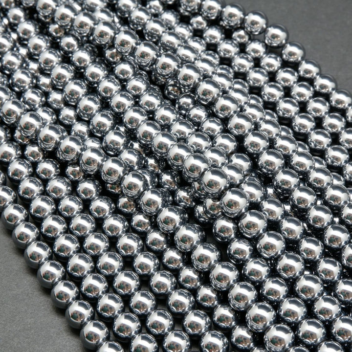 Terahertz (syn) · Smooth · Round · 4mm, 6mm, 8mm, 10mm, Bead, Tejas Beads