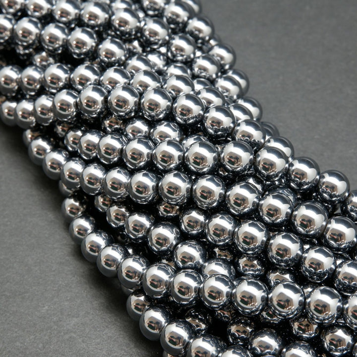 Terahertz (syn) · Smooth · Round · 4mm, 6mm, 8mm, 10mm, Bead, Tejas Beads