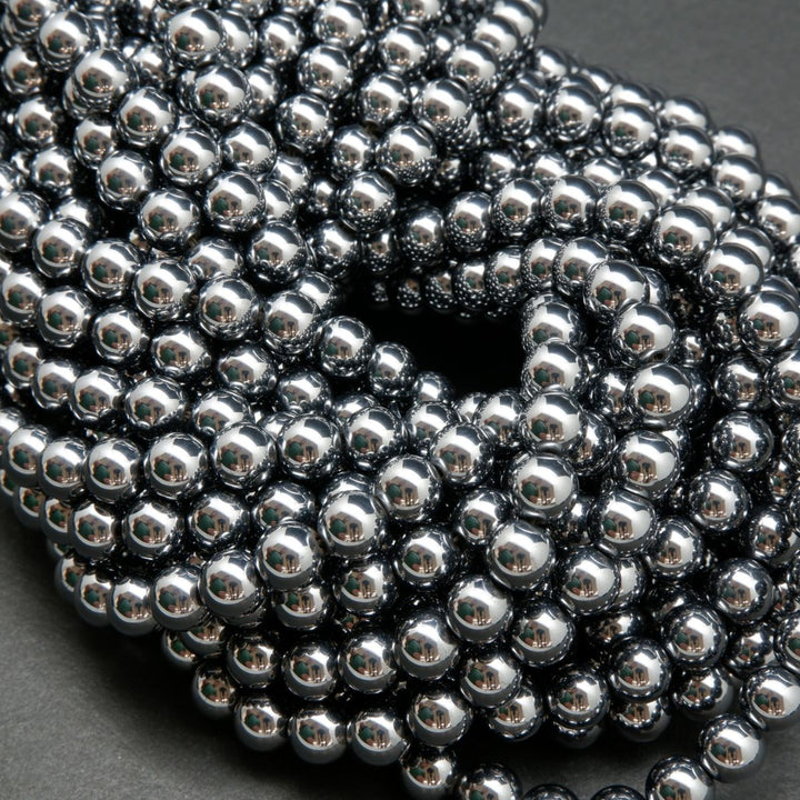 Terahertz (syn) · Smooth · Round · 4mm, 6mm, 8mm, 10mm, Bead, Tejas Beads