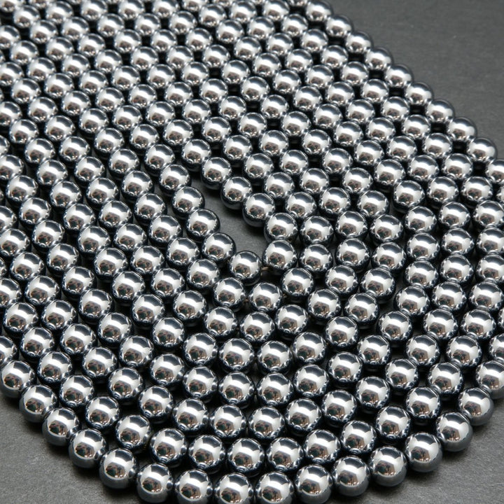 Terahertz (syn) · Smooth · Round · 4mm, 6mm, 8mm, 10mm, Bead, Tejas Beads