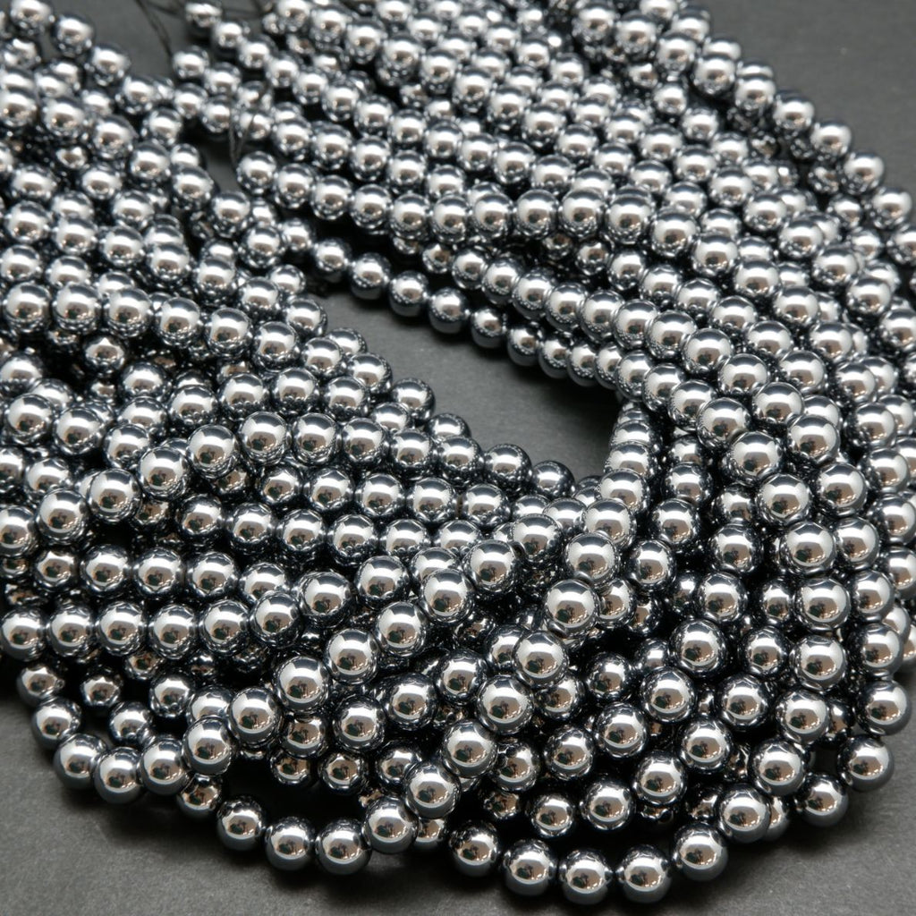 Terahertz (syn) · Smooth · Round · 4mm, 6mm, 8mm, 10mm, Bead, Tejas Beads