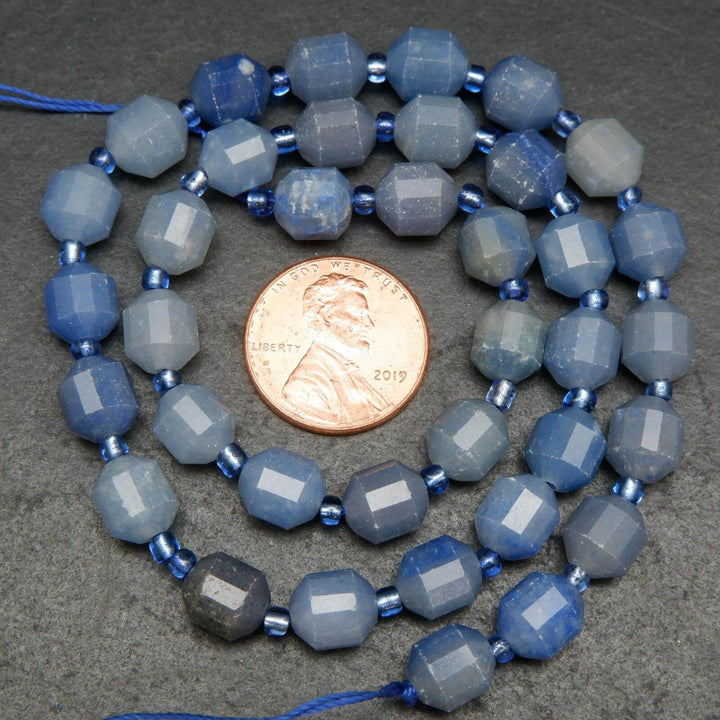 Blue Aventurine beads.