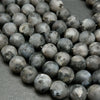 Black labradorite beads.