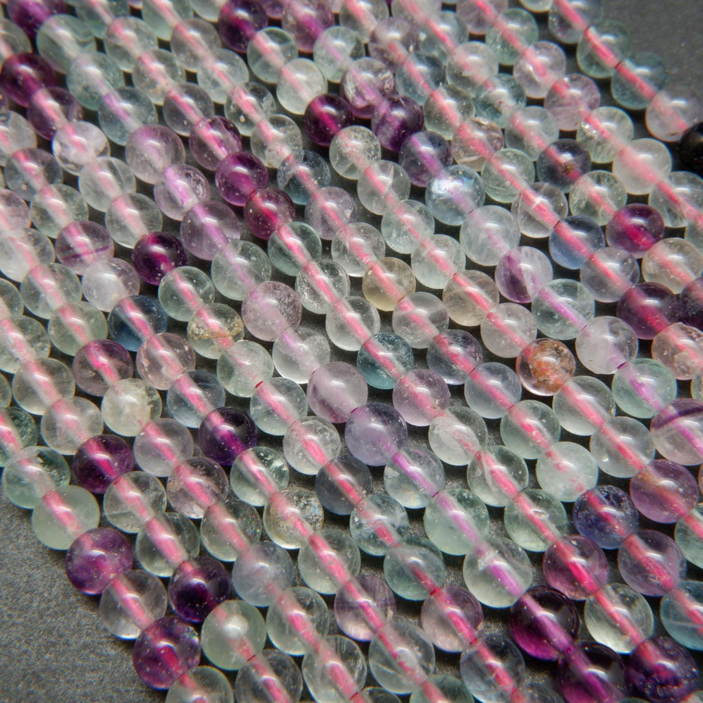 Fluorite · Smooth · Round · 5.5mm, Bead, Tejas Beads