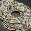 White Dendritic Opal · Smooth · Round · 4mm, 6mm, 8mm, 10mm, Bead, Tejas Beads