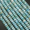 Larimar · Faceted · Rondelle · 8mm, Bead, Tejas Beads