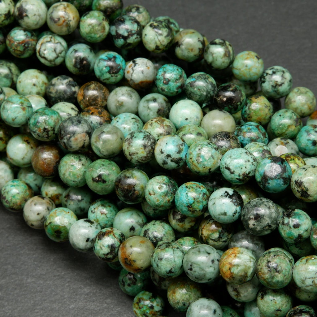 African turquoise beads.