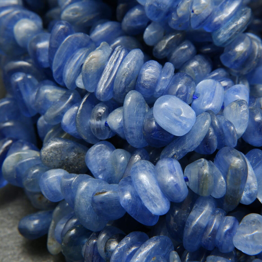 Kyanite · Smooth · Freeform Chips · 7mm, Bead, Tejas Beads