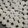 White snow quartz beads.