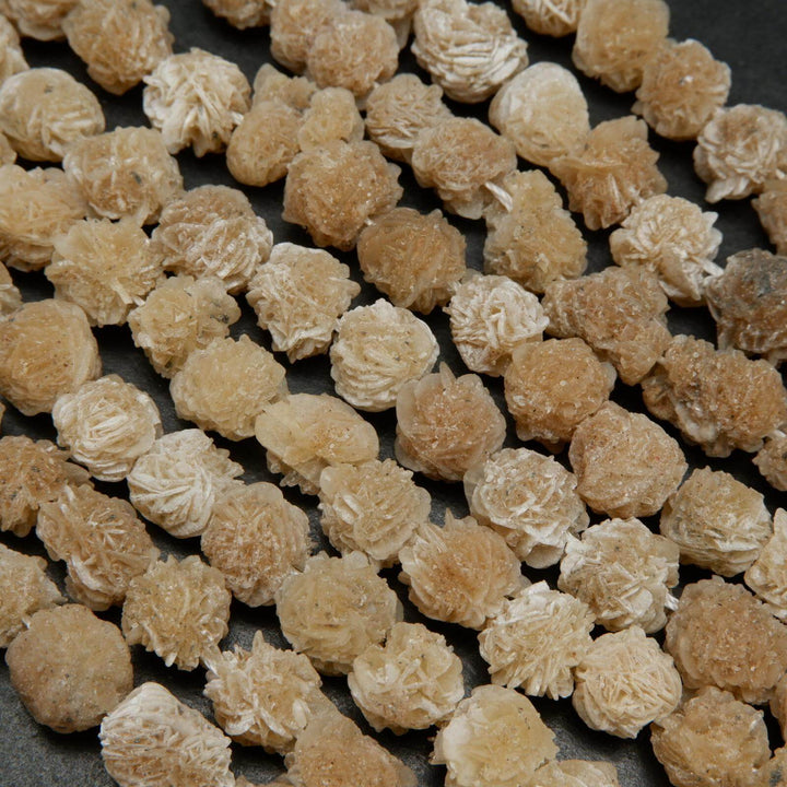 Desert rose selenite beads.