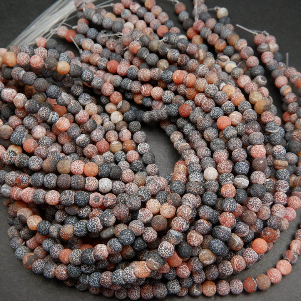 Dragon Vein Agate Beads.