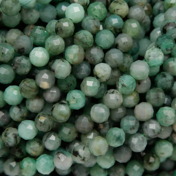 Green emerald beads.
