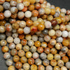 Faceted Crazy Lace Agate Beads.