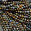 Dumortierite microfaceted loose beads.