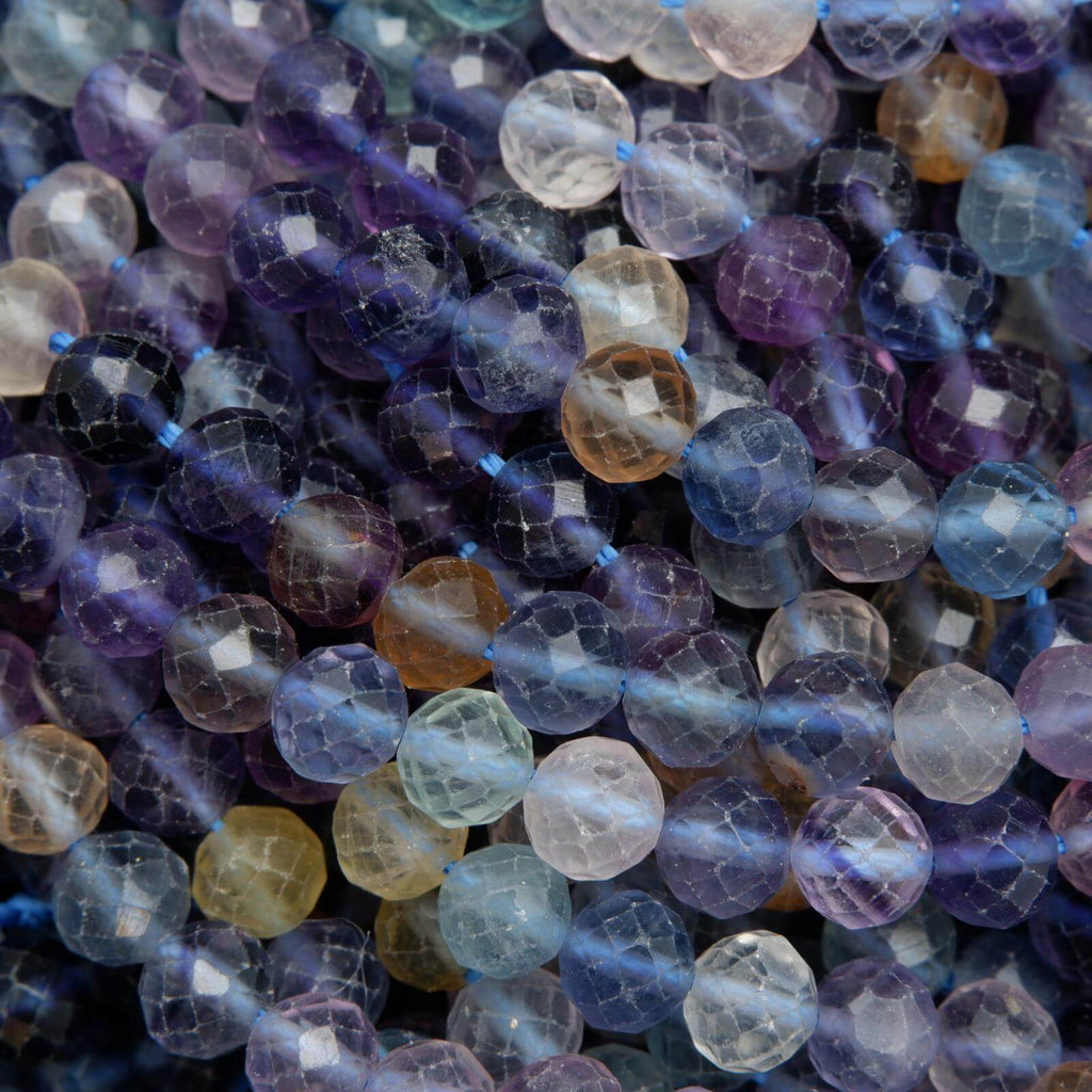 Multicolor Fluorite Beads