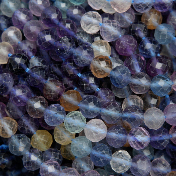 Multicolor Fluorite Beads