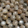 Grey moonstone beads.
