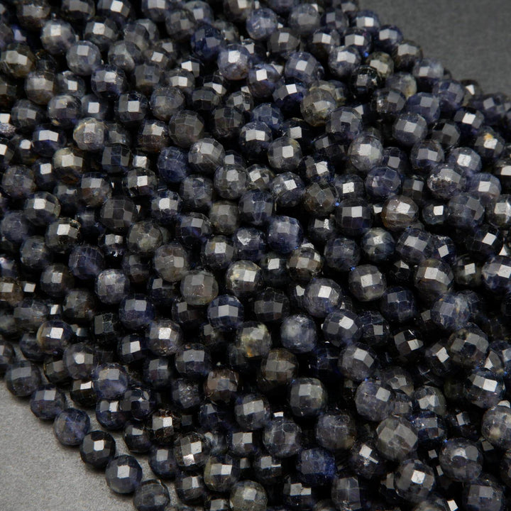 Faceted Iolite Beads.