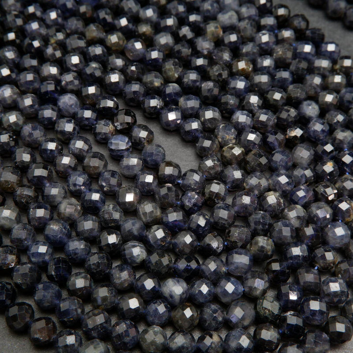 Faceted Iolite Beads.